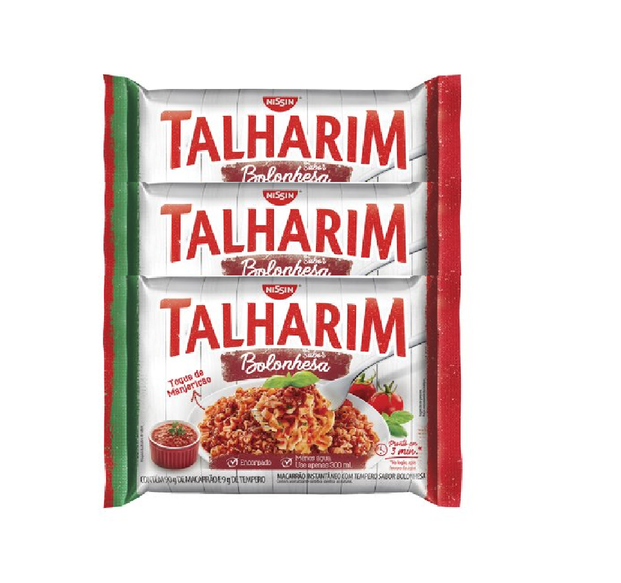 Nissin Talharim Sabor Bolonhesa (3x99g)